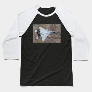 F-15C Afterburner In Canyon Baseball T-Shirt